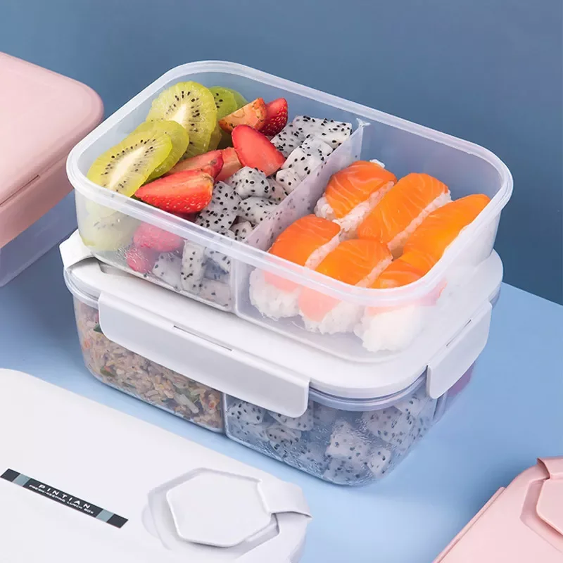 

New Lunch Box for kids japanese snack box food container storage Breakfast cake Boxes Portable Outdoor bento box