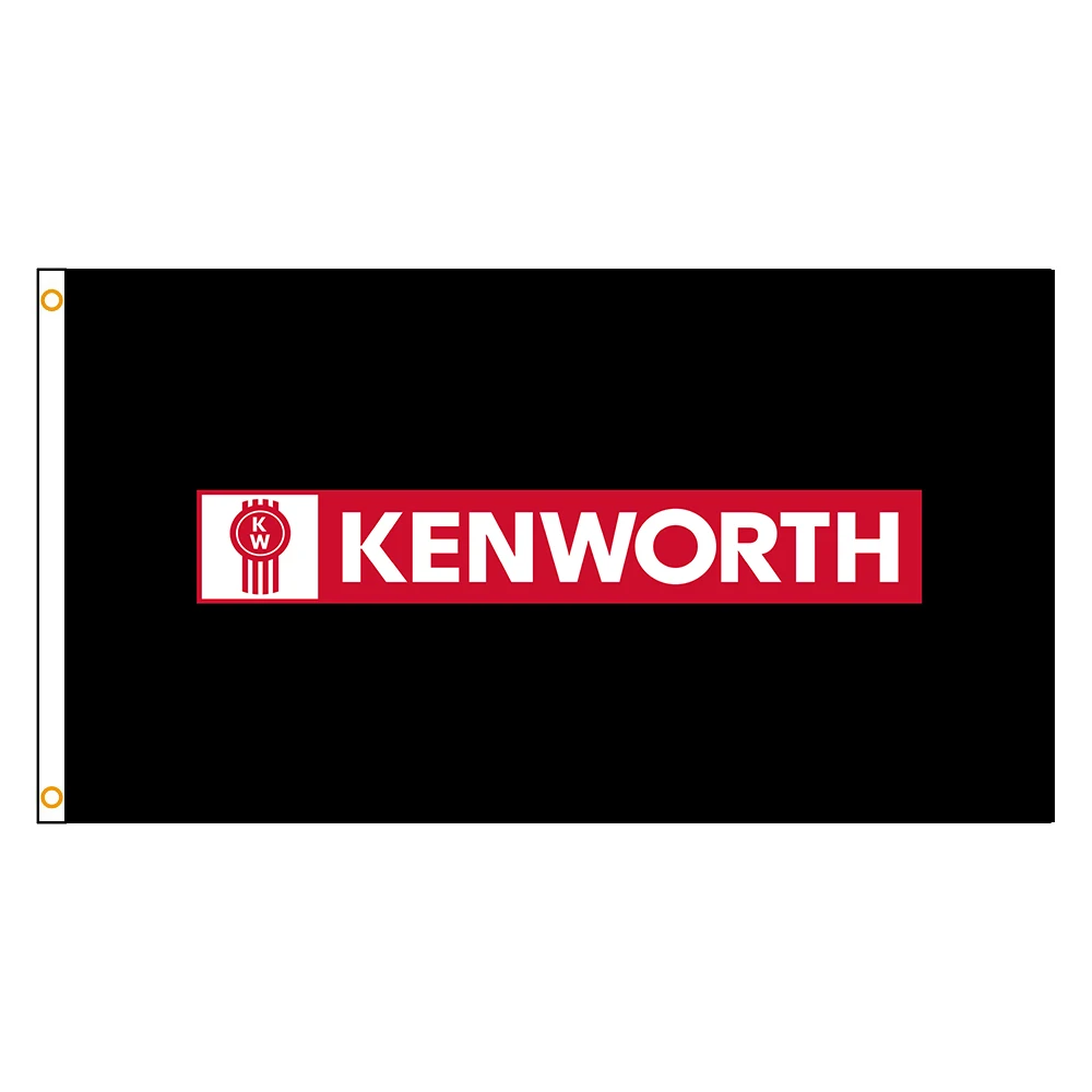

90x150 см Kenworth флаг полиэстер Печатный грузовик баннер для украшения