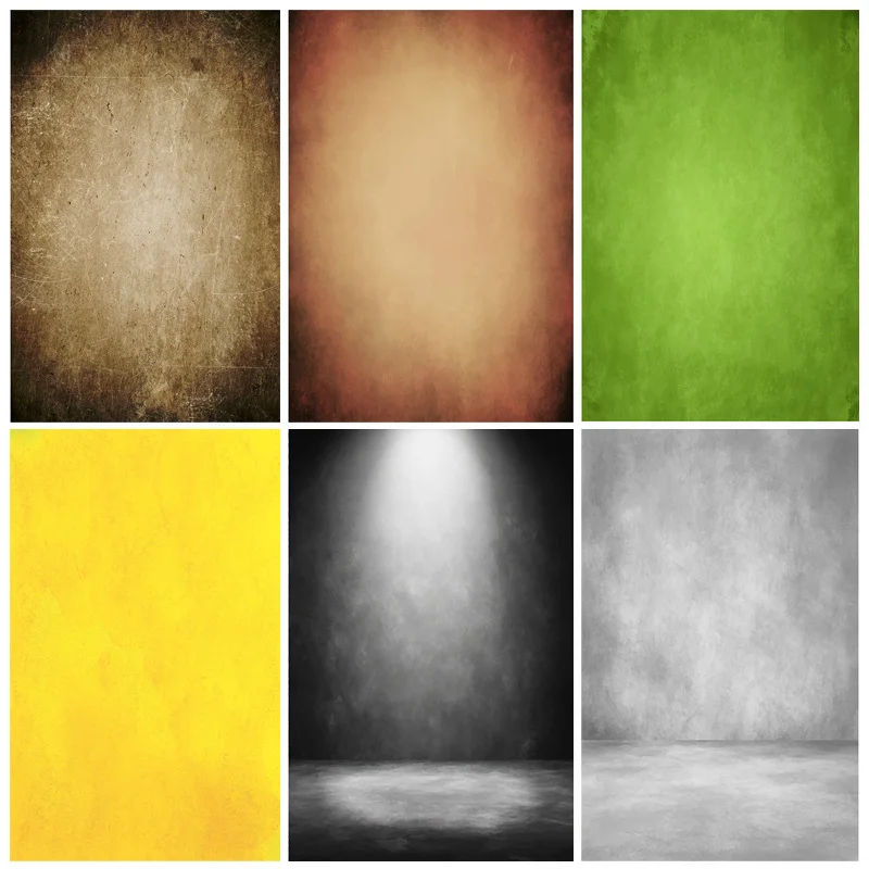 

Vinyl Vintage Photography Backdrops Props Abstract Gradient Solid Color Portrait Photo Studio Background 210406FHP-03