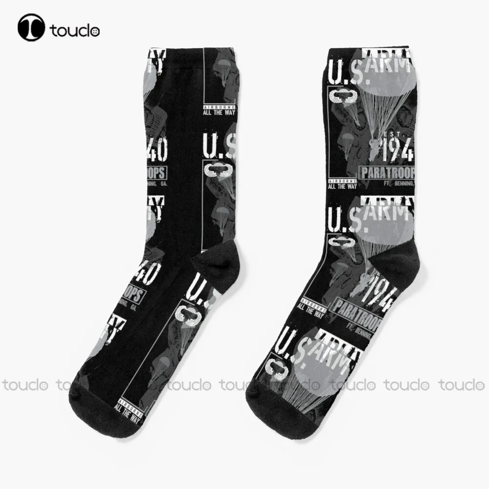 

Us Army Paratroopers Distressed Socks Boot Socks Unisex Adult Teen Youth Socks Design Cute Socks Creative Funny Socks Art