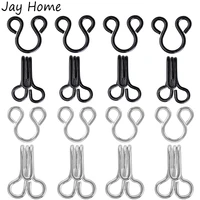 100 sets sewing hook and eye latch 11 5 17mm large hooks and eyes closure for bra clothing trousers skirt sewing diy craft