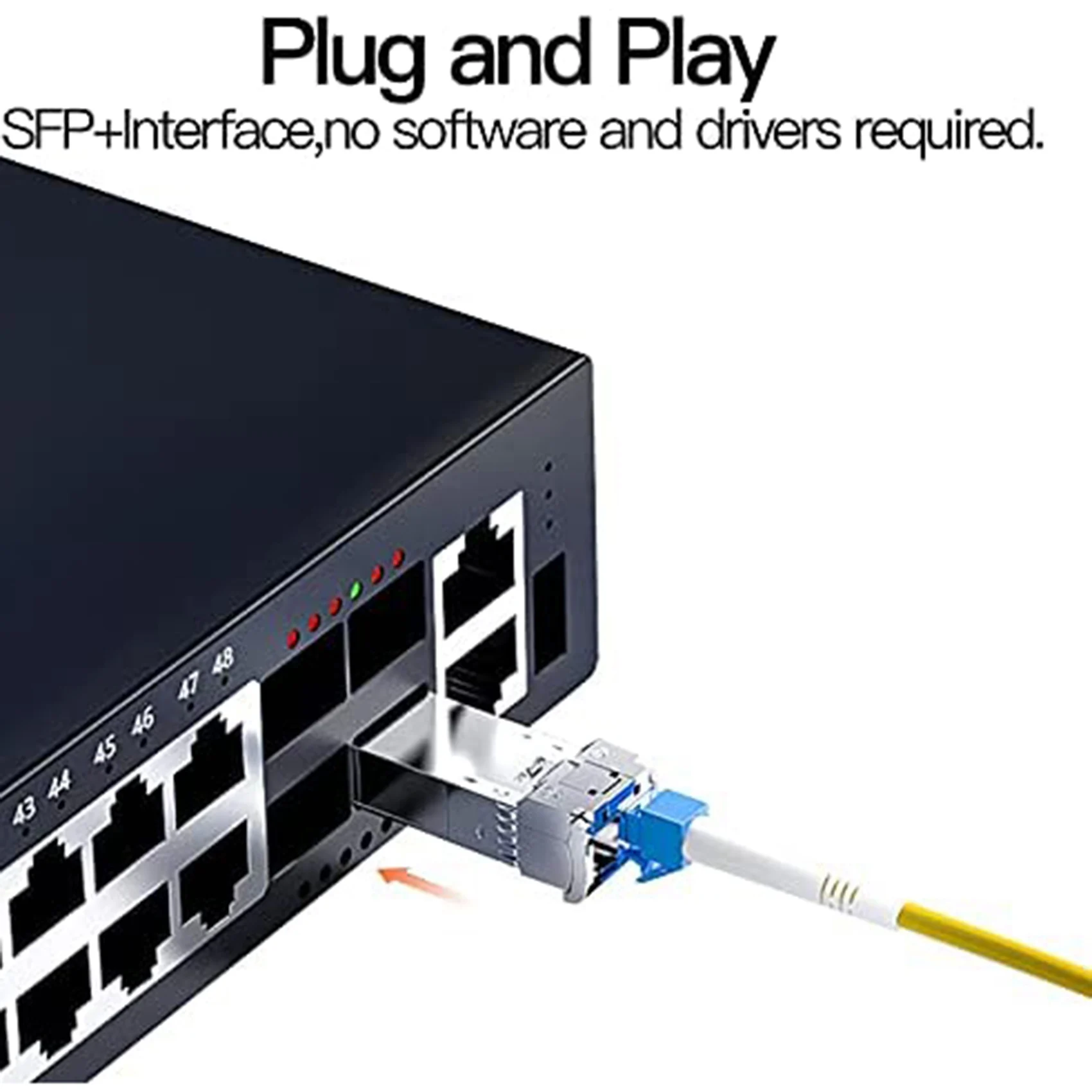 10G SFP + Twinax кабель прямой медный (DAC) 10GBASE Пассивный для SFP-H10GB-CU1M Ubiquiti D-Link(1 м)