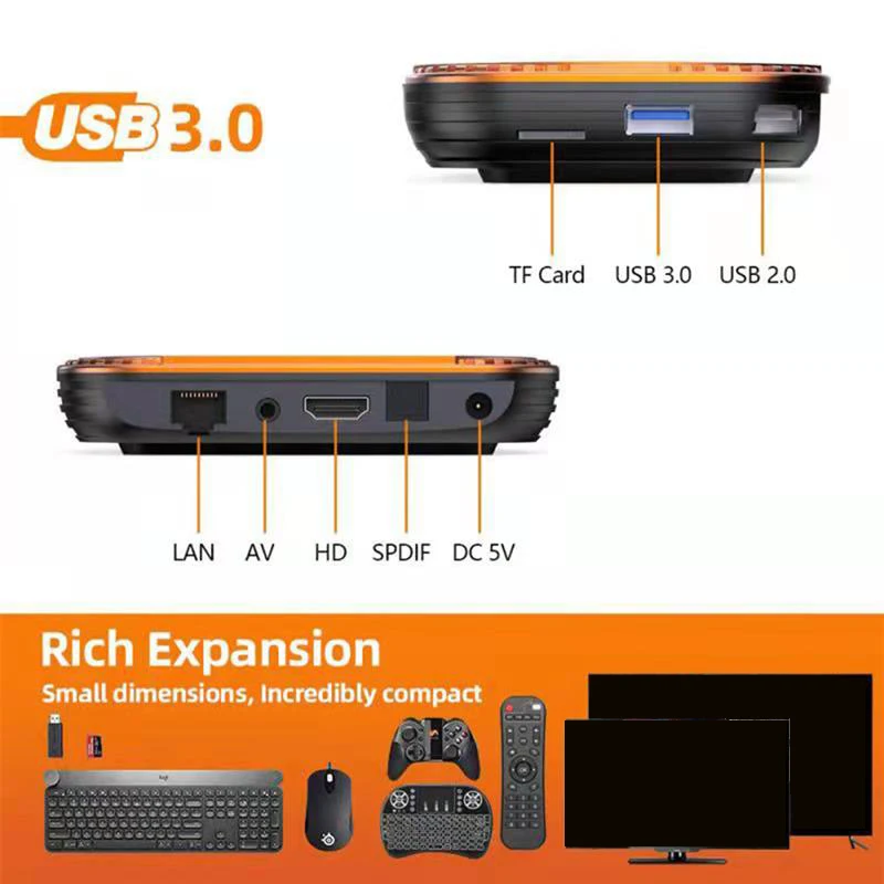 ТВ-приставка HK1 RBOX X4 Android 11 Amlogic S905X4 телевизионная приставка двойной Wi-Fi 1000 м 8K 4K 4 Гб
