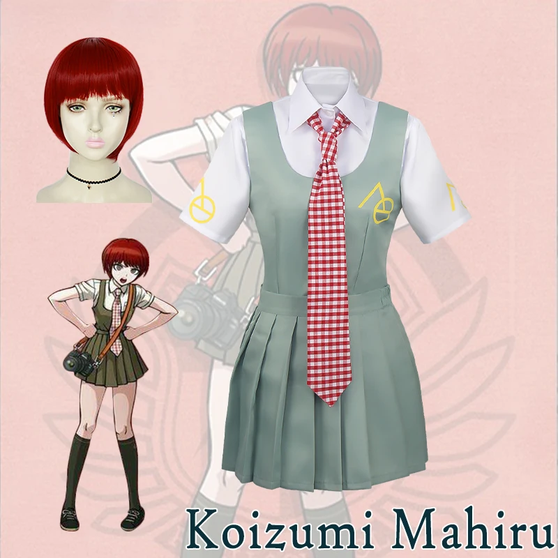 

Koizumi Mahiru Cosplay Costume Anime Super Danganronpa Uniform For Woman Halloween