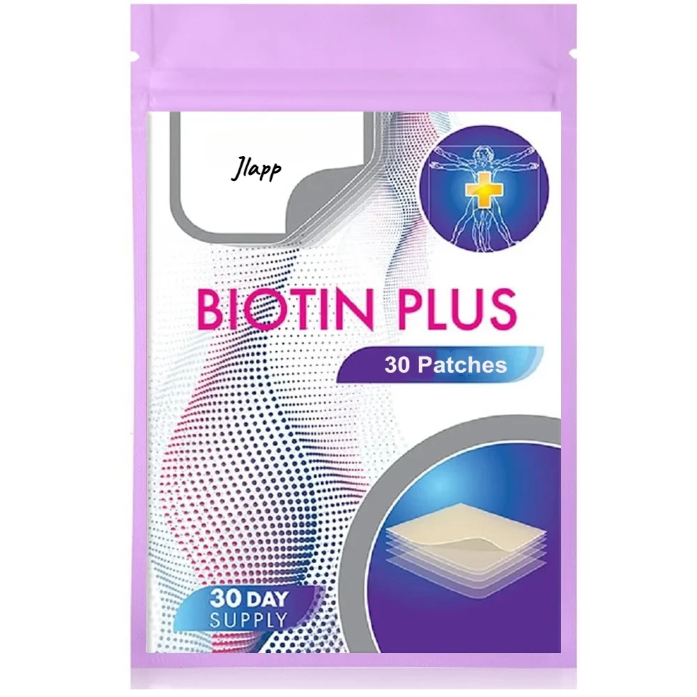 Проширные патчи Biotin Plus — 30 патчей поставка на одну месяц