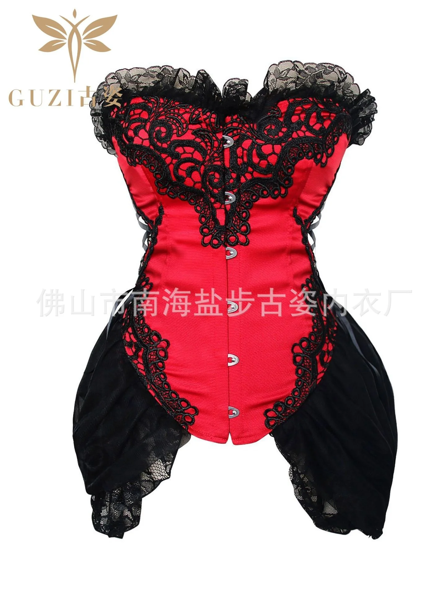 Европейский и американский модный кружевной женский сексуальный милый корсет -