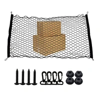 elastic trunk net with hooks universal elastic rear cargo storage mesh with hooks adjustable universal storage mesh organizer