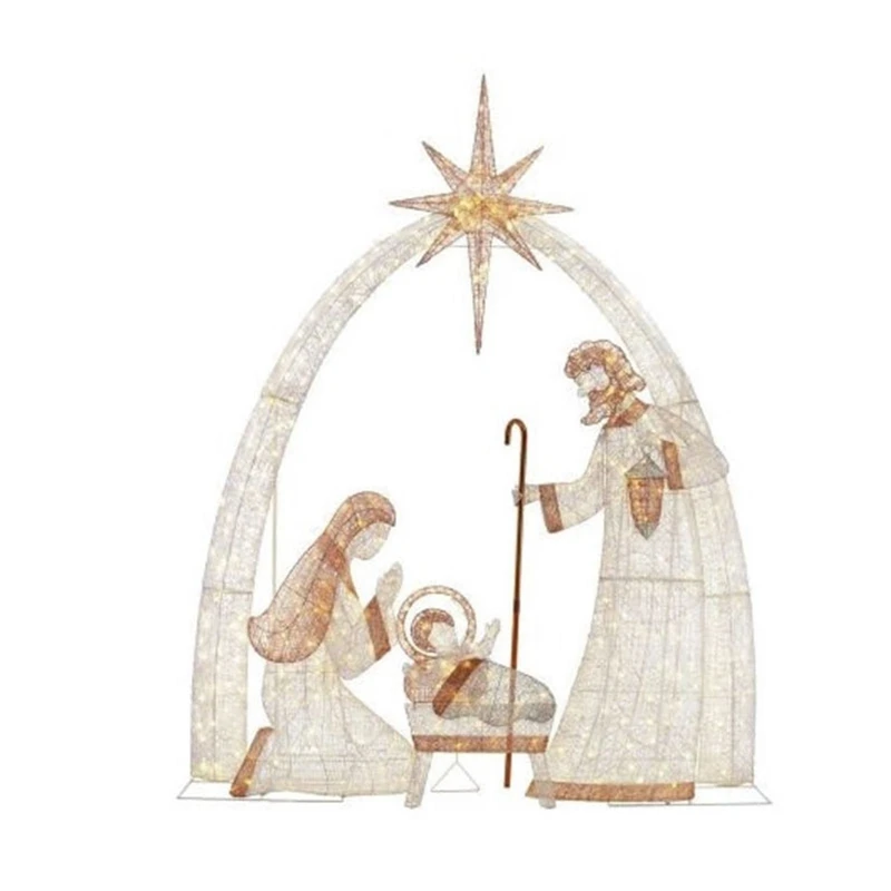 

Home Family Arch Decoration Christmas Decorative Light for Outdoor Courtyard Lawn Garden