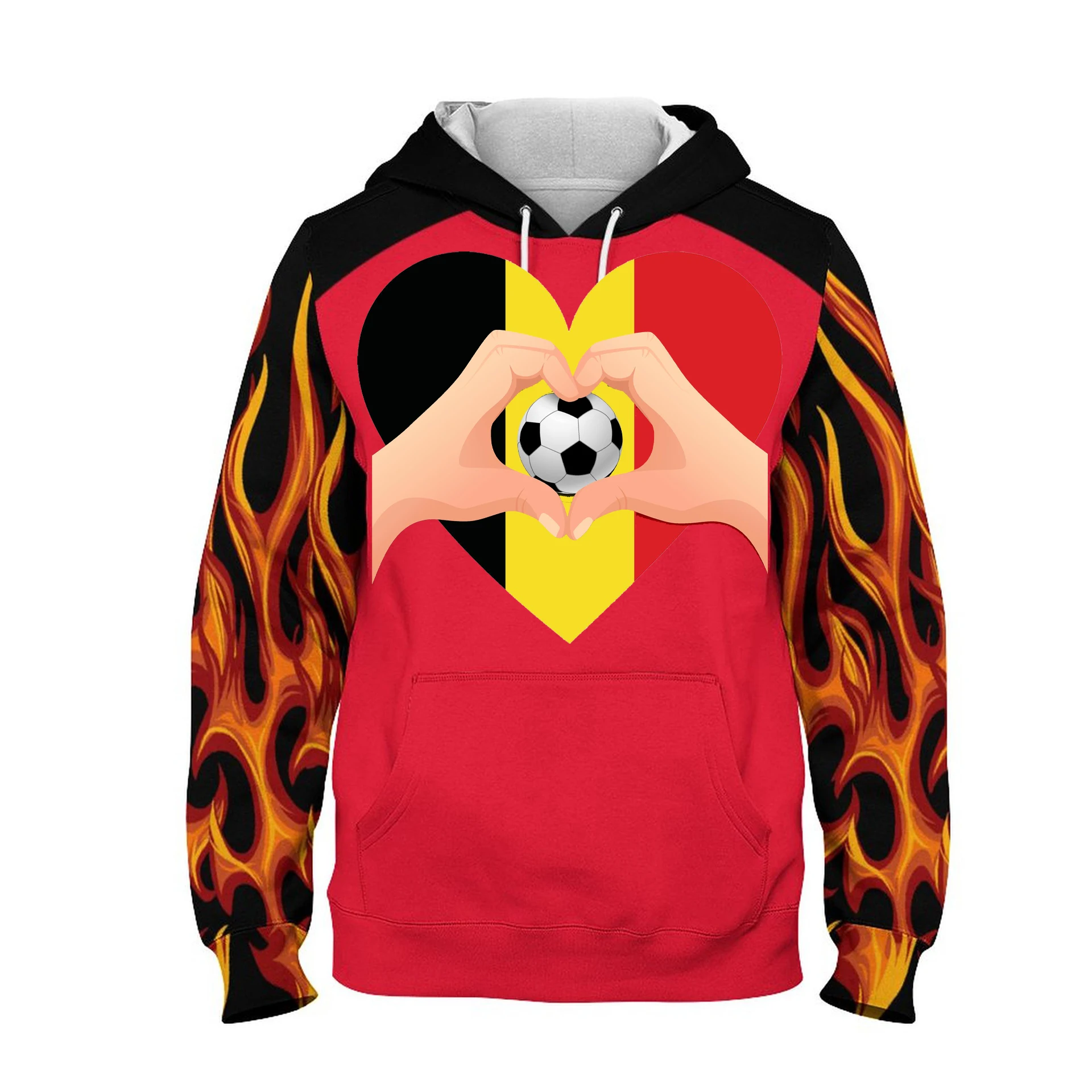 

Jumeast 3d Belgium Flag Football Hoodies Soccer Jersey Hooded Sweatshirts Flipper Zero Hacke Saint Nicholas Gift Clothes for Men