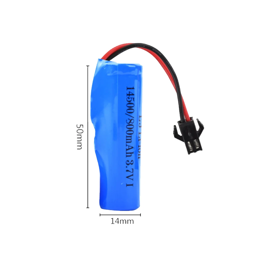 Для JJRC C2 D828 Запчасти для радиоуправляемых автомобилей 14500 SM-2P 3 7 в 800 мАч