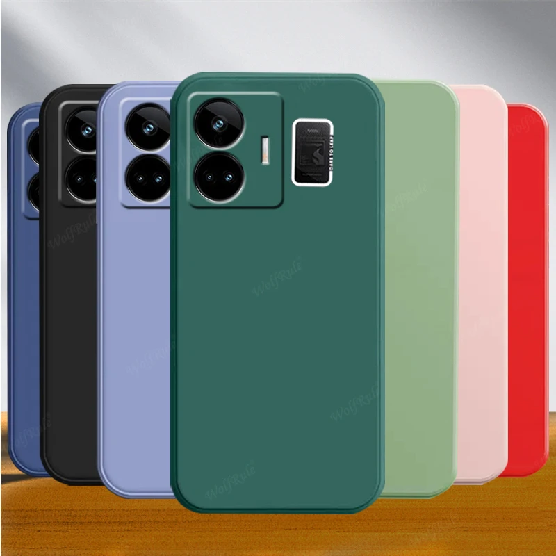 

For Realme GT3 Case Cover OPPO Realme GT3 GT 3 Capas Original Bumper TPU Soft Cover Realme GT Neo 2 3 2T 3T GT2 Pro GT3 Fundas