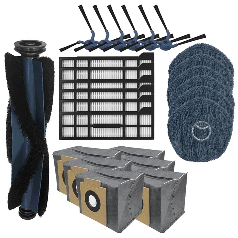 Запасные части для робота-пылесоса Eufy X10 Pro Omni роликовая щетка боковая фильтр