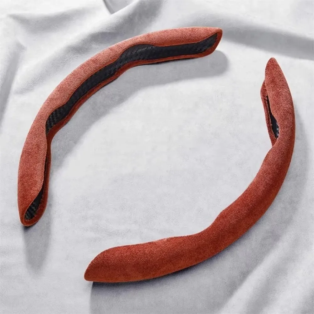 

Универсальный чехол на руль 38 см, сплошной цвет, автомобильный интерьер, противоскользящий, украшение на руль