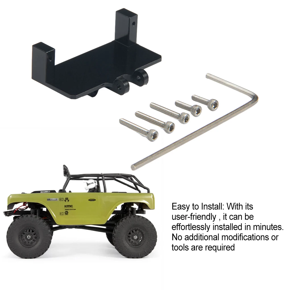 

Metal Servo Mount Fit EMAX ES08MA II Servo For Axial SCX24 Deadbolt JLU B-17 C10 1/24 RC Crawler Car Upgrades Parts