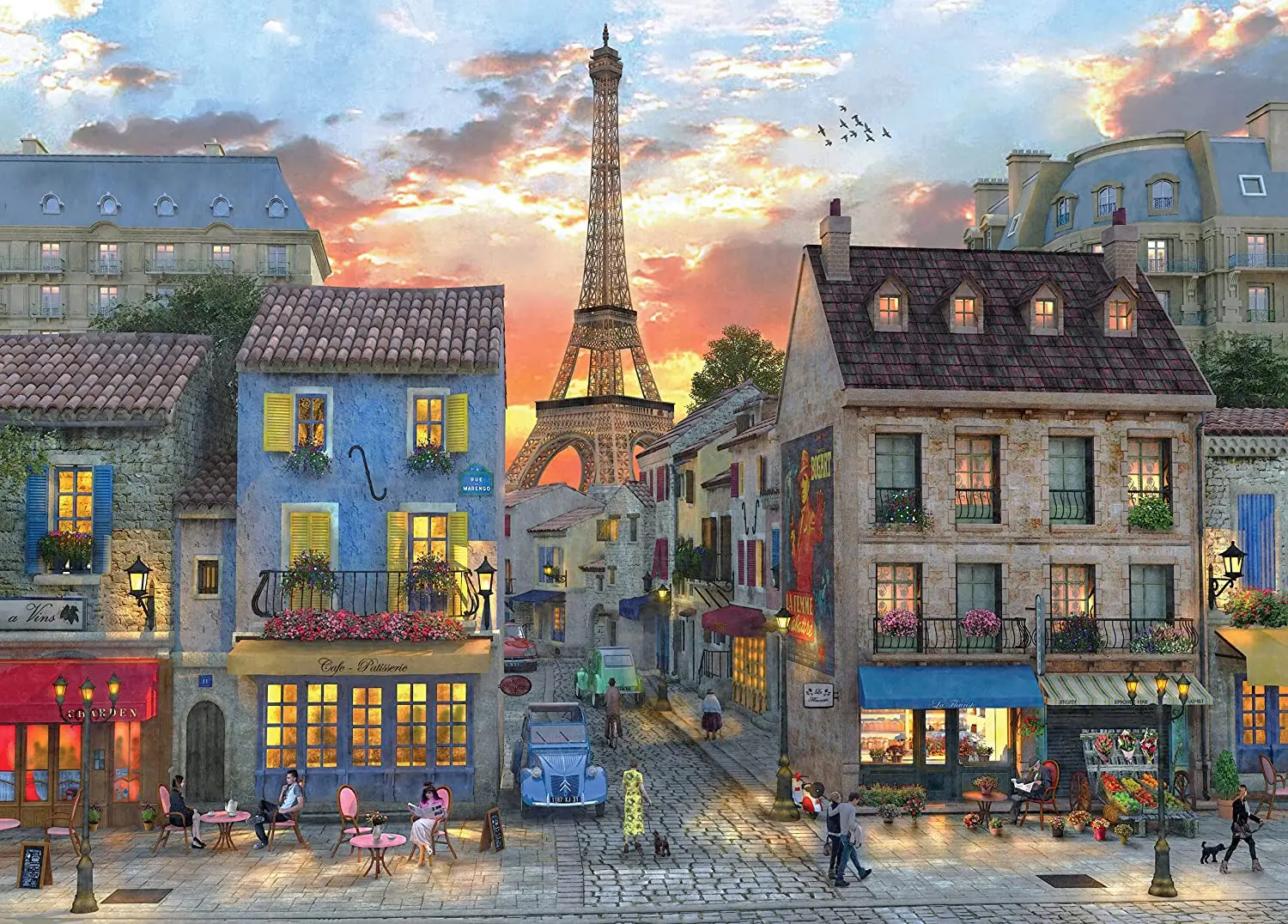 

Jigsaw Puzzle Evening in Paris baby toys learning toys for children baby wooden toys 3d puzzle for adults