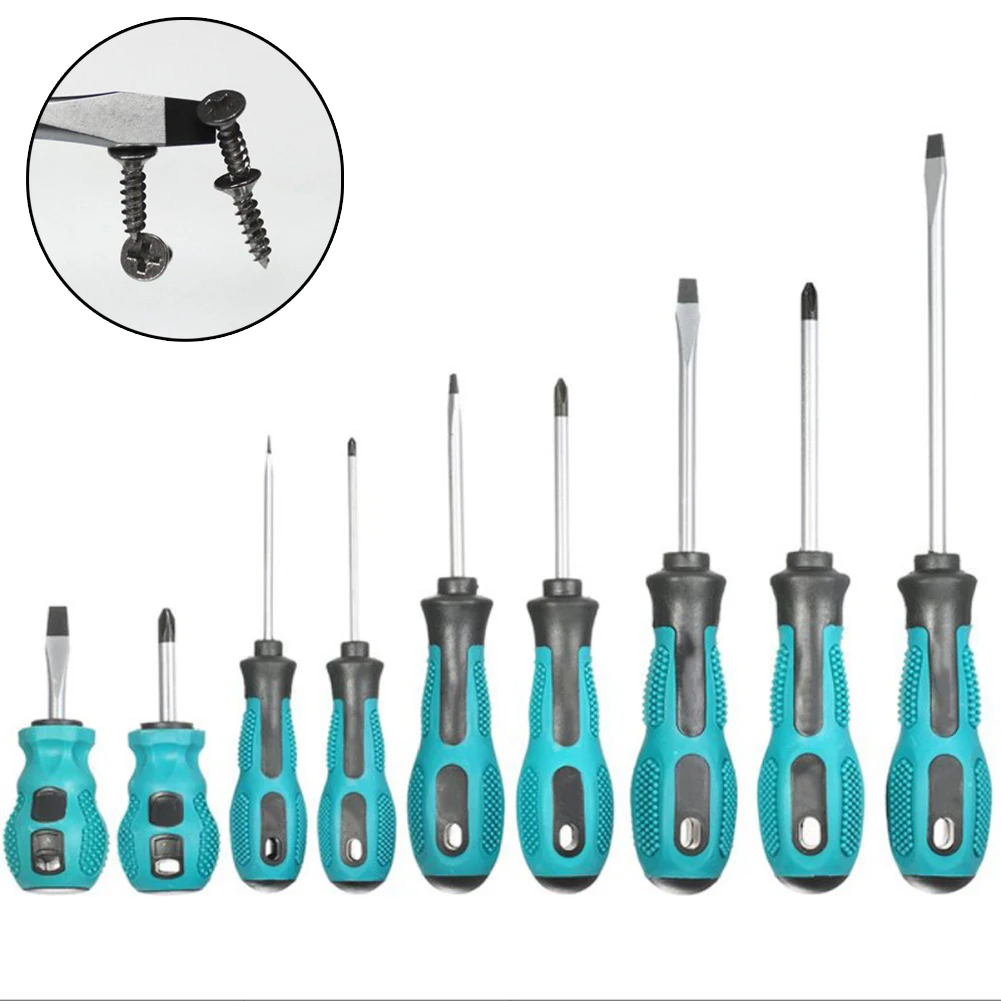 

9Pcs Precision Slotted Cross Screwdriver Set Magnetic Bit Repair Hand Tool Kit With Magnetic Hand Tools Insulated Screwdriver S