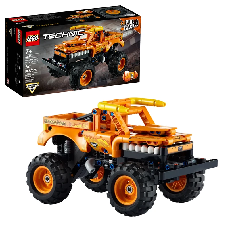 [100% оригинал] LEGO®Technic 42135 Monster Jam™El Toro Loco™Набор моделей (247 шт.) |