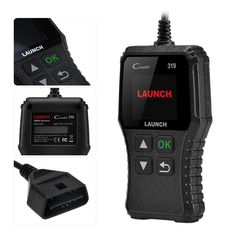 LAUNCH X431 Creader 319 CR319 Full Obd2 Scanner ObdII Eobd Auto Code Reader Car Diagnostic Scanner Tool PK ELM327 Scanner images - 6