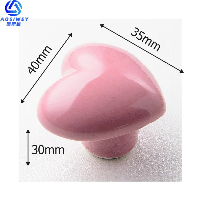 Керамические ручки для шкафа детские разноцветные