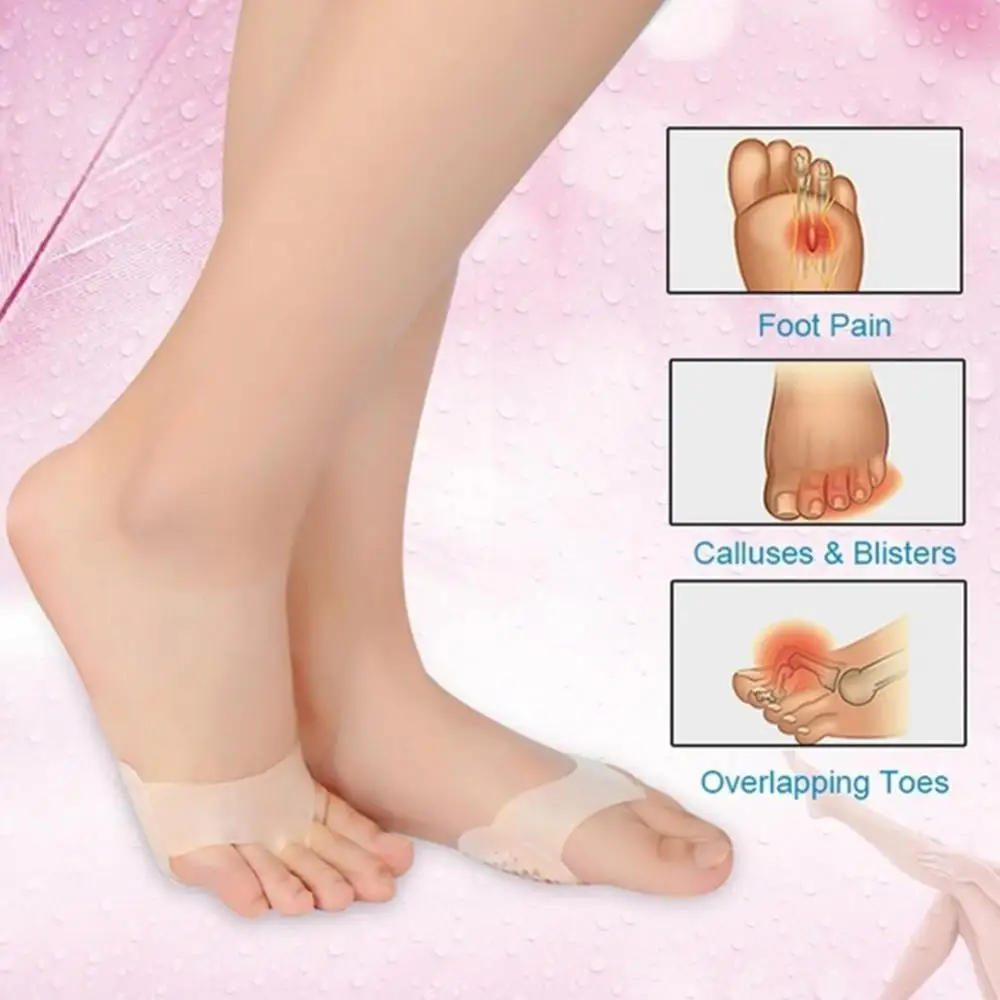 

Cushion Pad Toe Pad HOT SALE Silicone Gel Toe Pads High Heels Forefoot Cushions Pain Relief Splint Protector