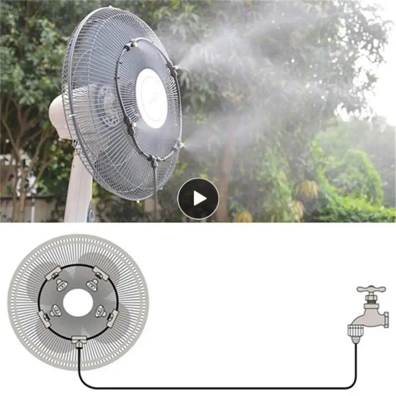 

Black Outdoor Misting Fan Cooler Water Cooling Portable Patio Mist Garden 8m Kit Water Mister Fans outdoor （not include fan）
