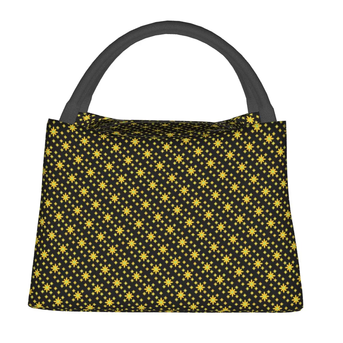 

Retro Floral Print Lunch Bag Women Floral Print Lunch Box Fashion Picnic Cooler Bag Portable Waterproof Thermal Tote Handbags