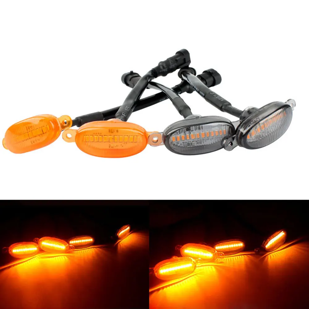 

New Car Grille Highlighted In The Net Led Secorative Width Light Small Yellow Light Modified Daytime Running Lights