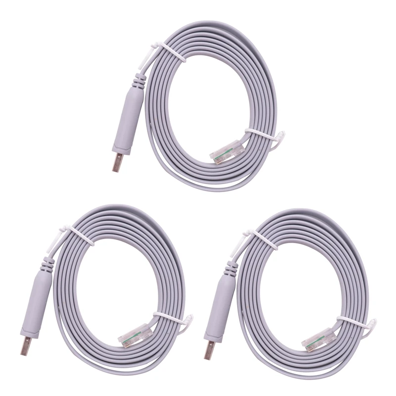 

3X USB к RJ45 для USB консольного кабеля FTDI 744664241835