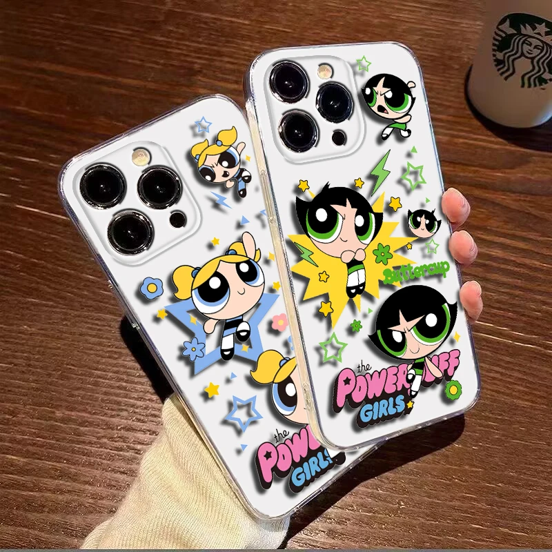 Мягкий чехол The P-Powerpuff Girls для Redmi Note 11S 10 9 POWER Xiaomi Mi 10T 11 11T Pro F1 A3 Poco M3 M4 X3 NFC