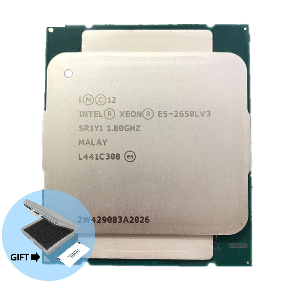 

INTEL XEON E5 2650L V3 E5 2650LV3 CPU Processor 1.8GHz 12-Core LGA 2011-3 For X99 motherboard