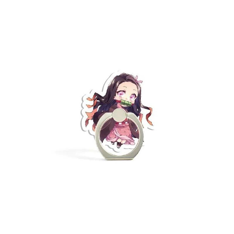 Фото Держатель для мобильного телефона Funko Demon Slayer Finger Ring для iPhone, Samsung, Xiaomi, Huawei, универсальная акриловая подставка для смартфона №2