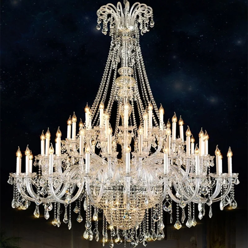 Рисунок 3 - Современные большие люстры для фойе