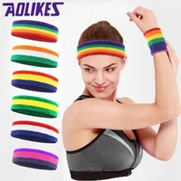 high quality men women elastic breathable head sweat bands fitness running headband cycling sweatband sweat headband
