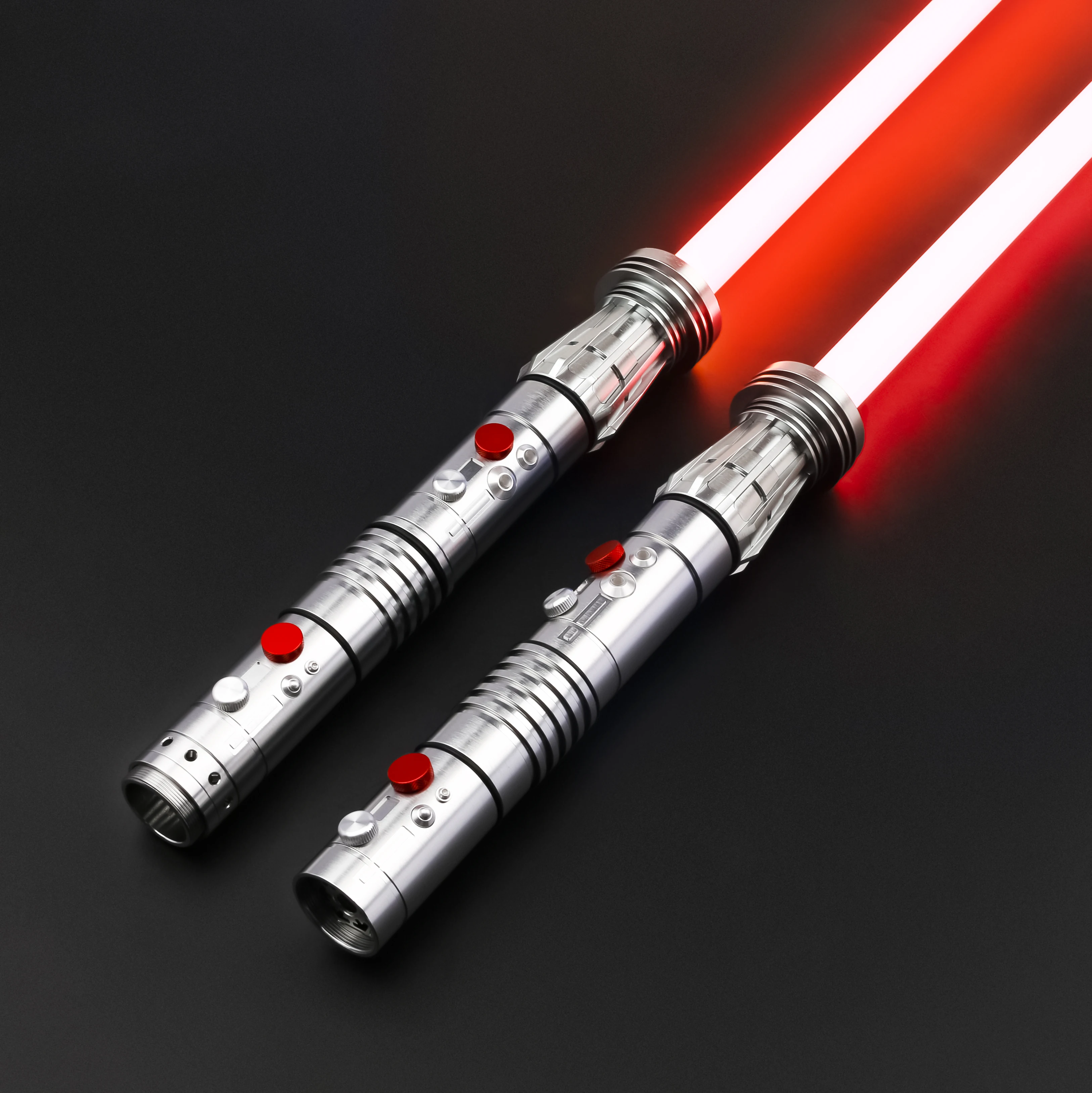 Световой меч Neo Pixel Darth Maul с двойным лезвием гладкие качели дуэли игрушки RGB