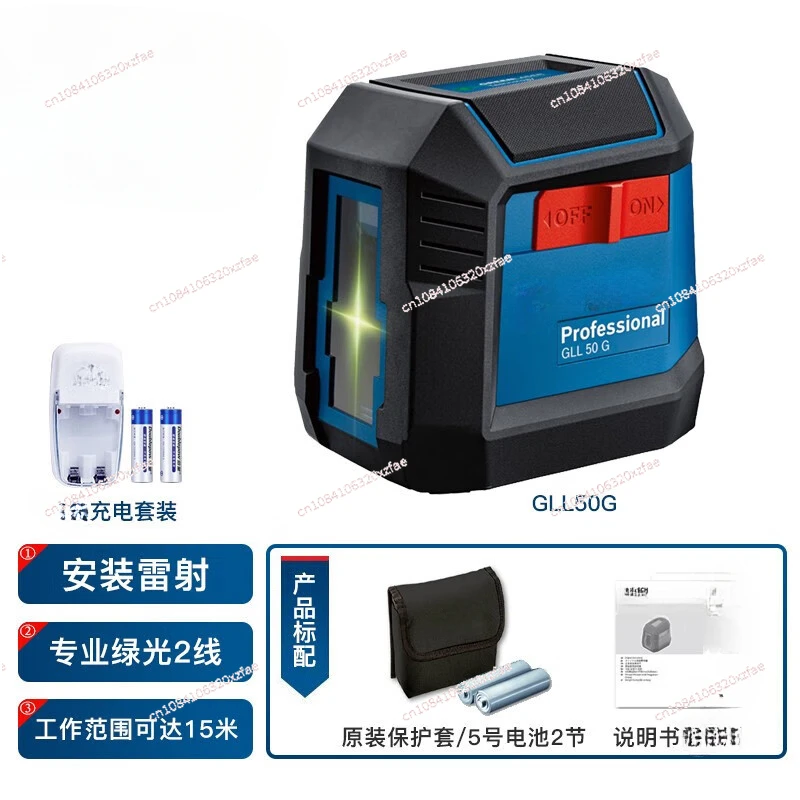 Уровень Лазерная линия Проекция Зеленый свет Линия Маркировочный инструмент GLL50G