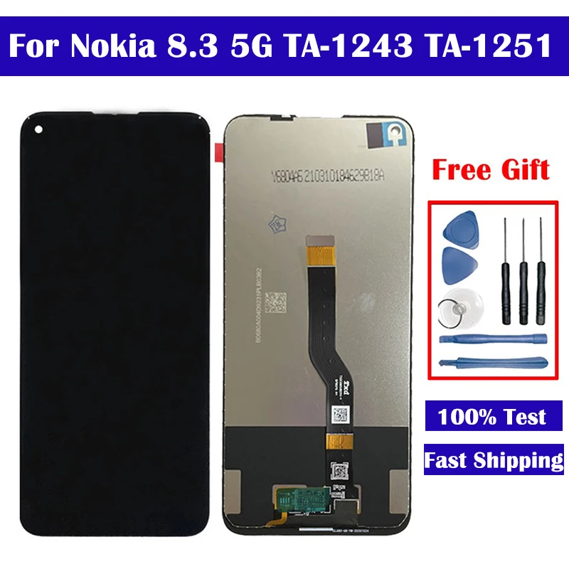 Дисплей для Nokia 8 3 5G ЖК-дисплей сенсорный экран в сборе ЖК-экран запасная часть |