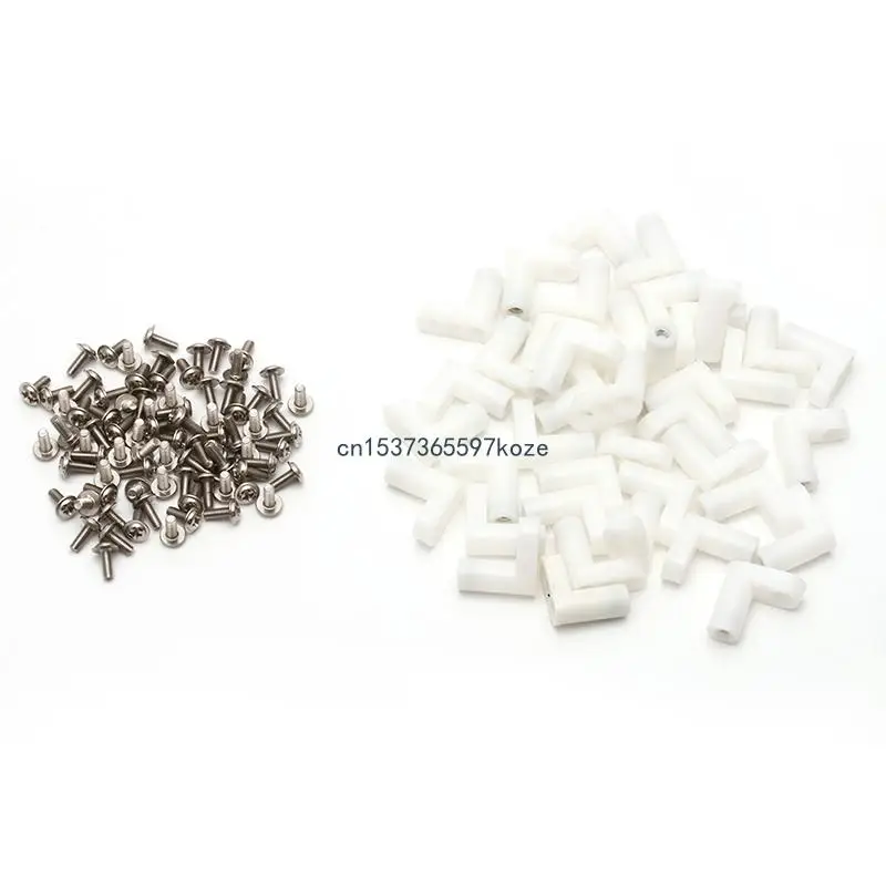 

40Pcs Plastic PCB Feet With Mounting Fixed Screw For Arcade Jamma Game Slot