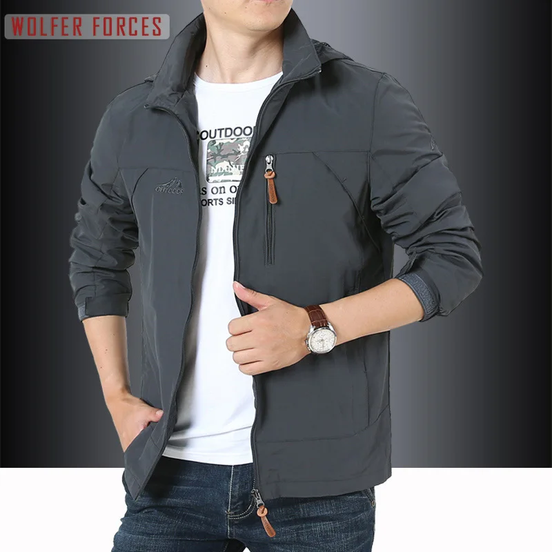 Ветровка мужская куртка пальто водонепроницаемые зимние тренировочные штаны