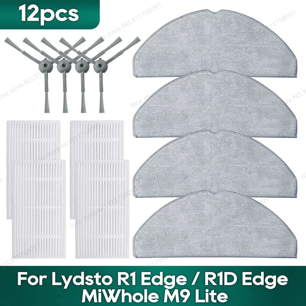 

Боковая щетка для пылесосов OSSIEAO к Lydsto R1 Edge/R1D Edge, Roidmi Eve Rook/Eve Rook S, MiWhole M9 Lite