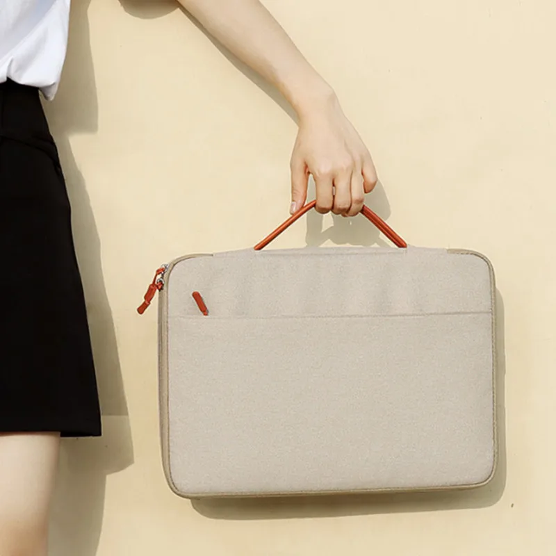 

Laptop Bag For MacBook Pro 14 16 2021 Air M1 2020 2021 13.3 11 15 Inch For Ipad Pro 12.9 Notebook Sleeve Computer Case Handbag
