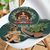 salud mental be kind lost your mind nordic printing seat cushion office dining stool pad sponge sofa mat non slip seat mat