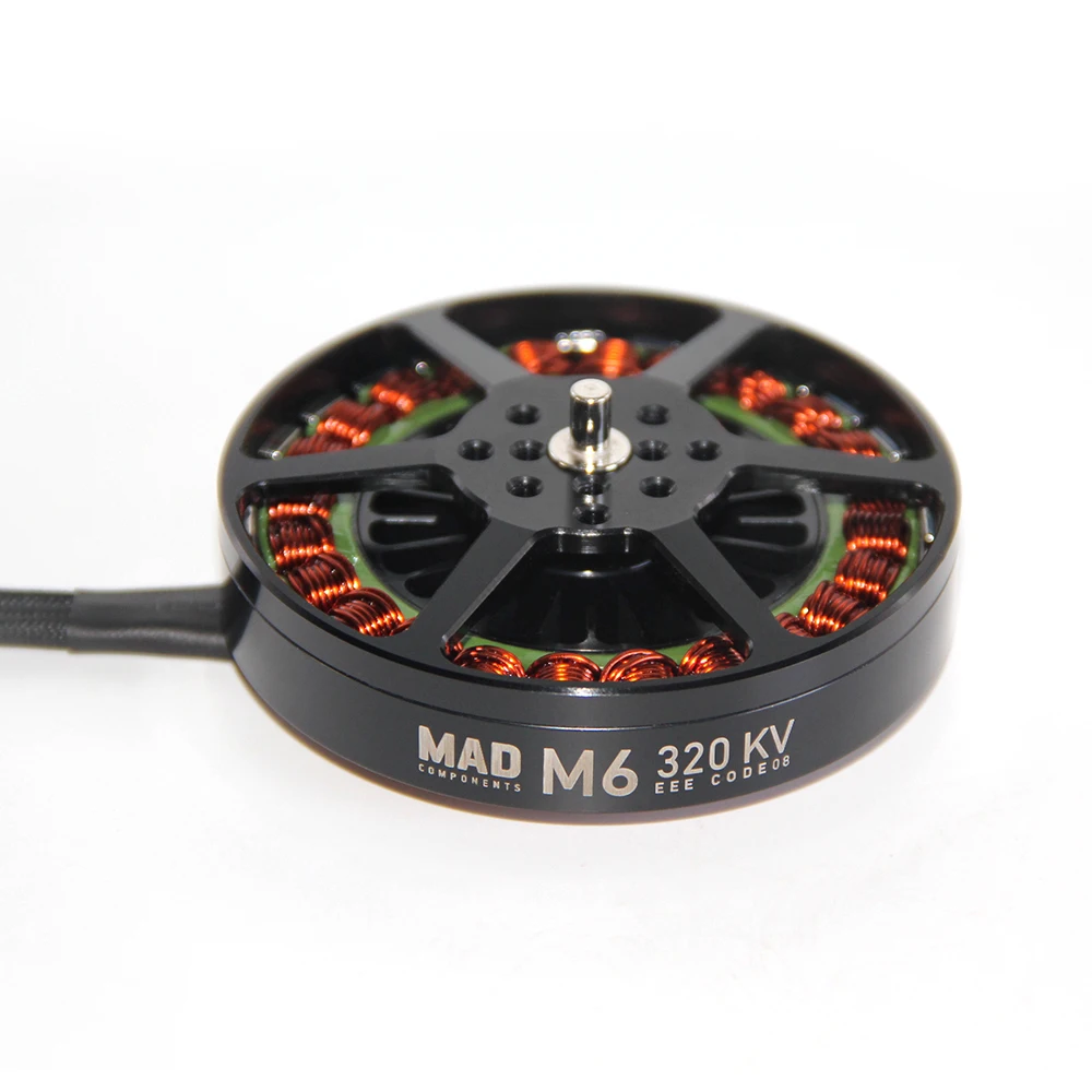 

MAD Antimatter M6 C08 EEE 180KV high efficiency brushless drone motor for quadcopter with 20-22 in prop