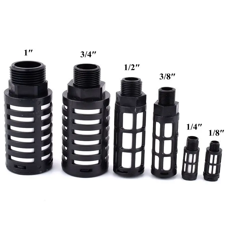 Пластиковый глушитель воздуха быстро выхлопной поглощающий шум уменьшающий