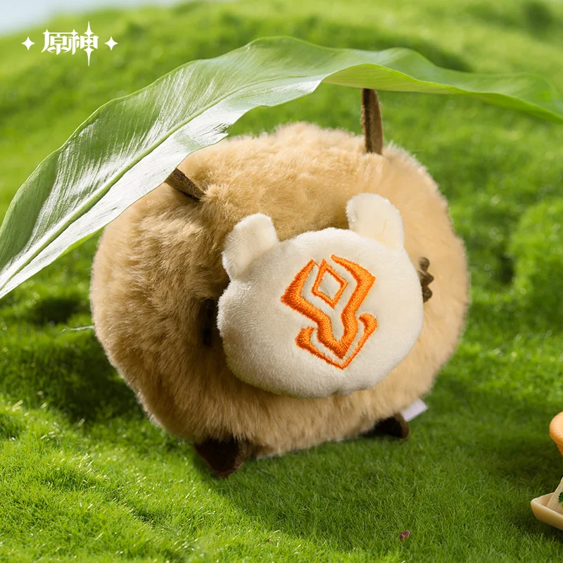 Anime Plush Accessories Game Genshin Impact Cosplay Pendant Elements Hilichurl Backpacks Keychains Ice Thunder Fire Kids Toys