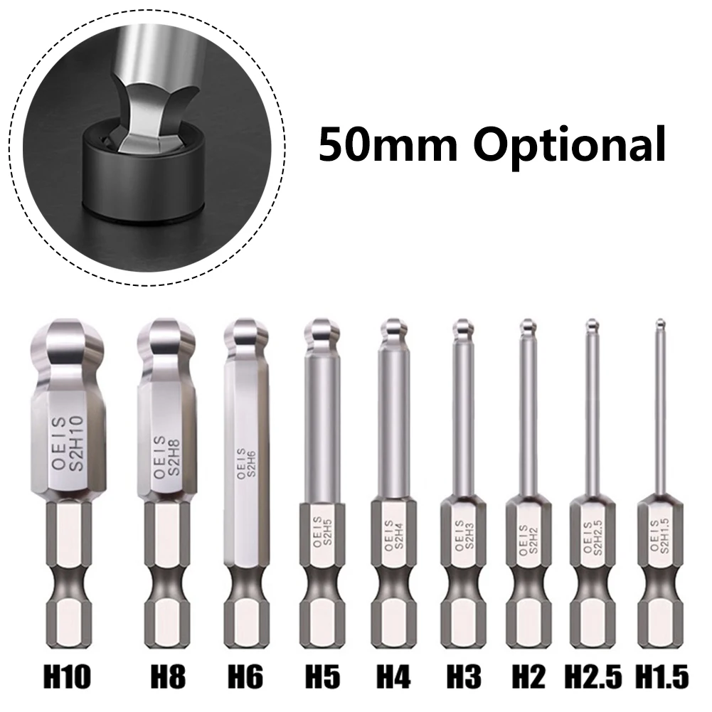 

1 шт., шестигранная отвертка, 50 мм, H1.5/H2.5/H3.0/H4.0/H5.0/H6.0/H8.0 / H10