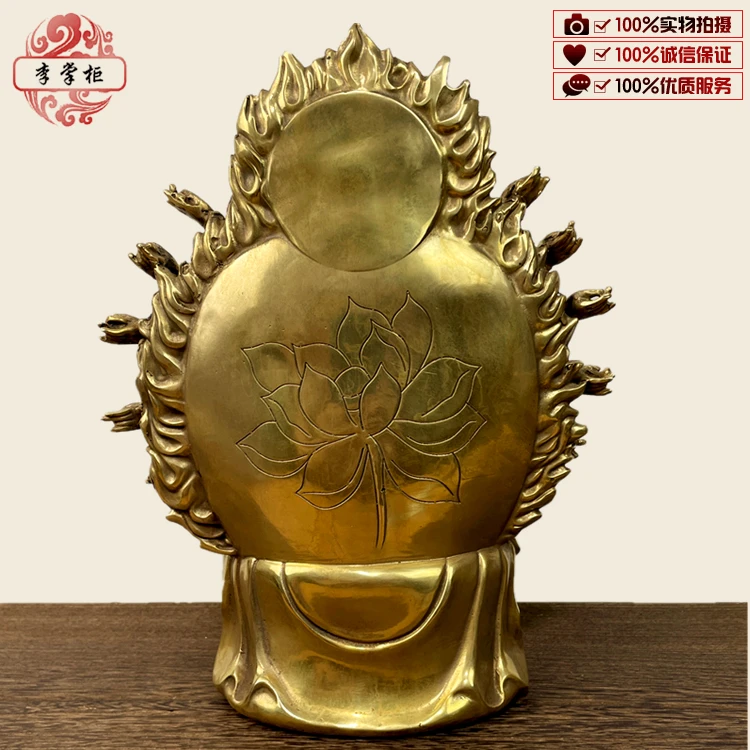 Большая утолщенная статуя Будды Бодхисаттвы Гуаньинь тысячи рук из чистой меди