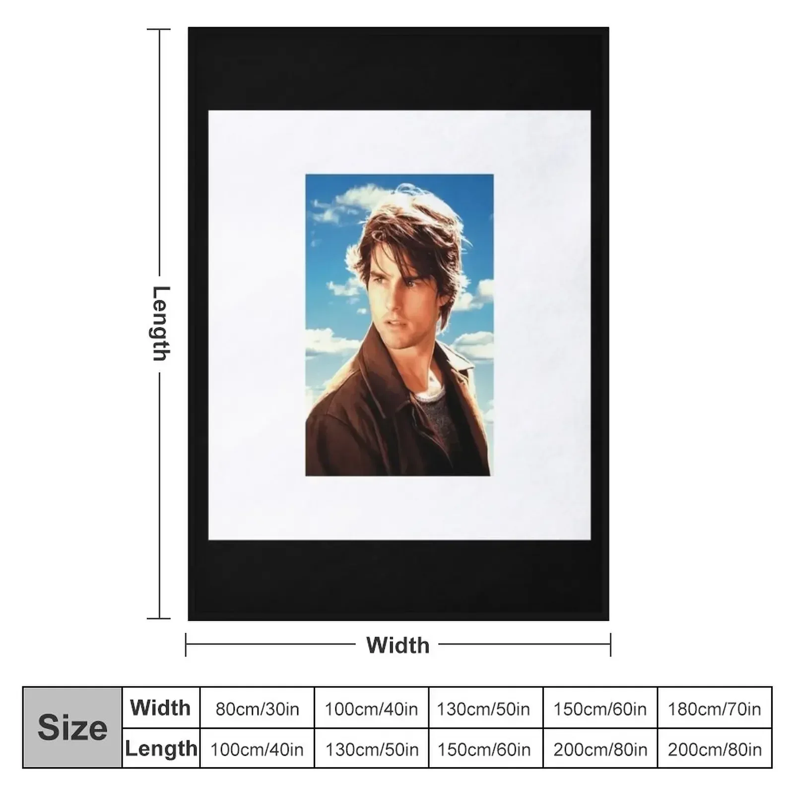 Одеяло с плакатом Ванильное небо персонализированный подарок декоративные