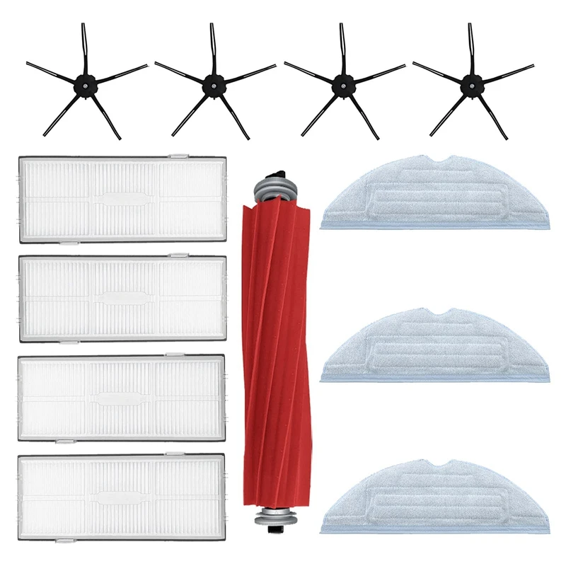 

Main/Side Brush Filter Mop Cloth Replacement Parts Accessory Set for Roborock S7 T7 T7S T7 Plus Vacuum Cleaner Robot