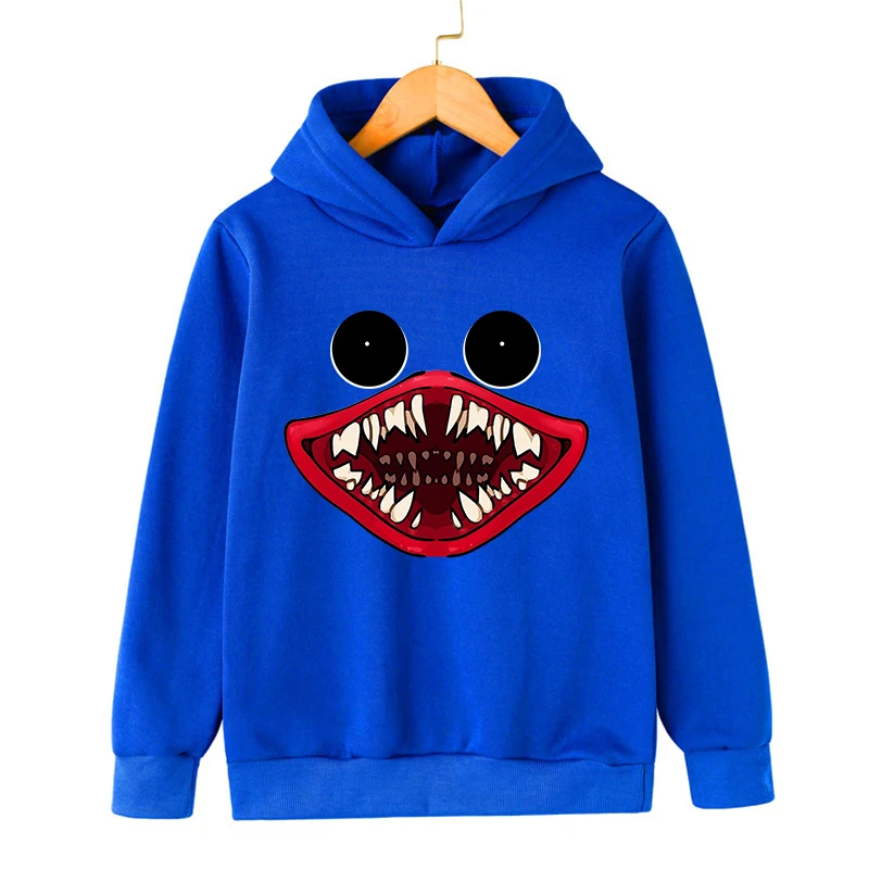 

Harajuku Poppy Playtime Huggy Wuggy Hoodies Women Long Sleeve Casual Streetwear big mouth Sweatshirts Hoodie Sudadera Oversized