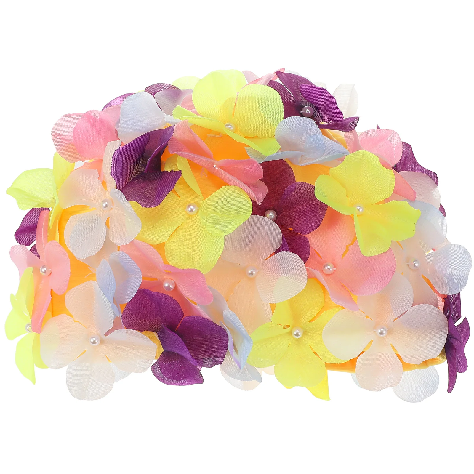 

Шапка для купания с цветочными лепестками, шапка для купания, женская шапка для купания с цветочным рисунком, ретро шапка для купания с цветочным рисунком, привлекательная шапка для купания